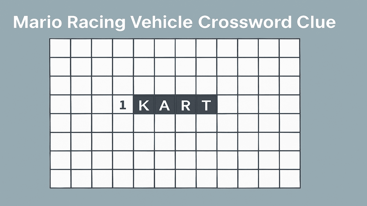 You are currently viewing Mario Racing Vehicle Crossword Clue: Explained